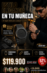 Reloj Árabe Hombre + Caja Regalo + Herramienta De Recorte