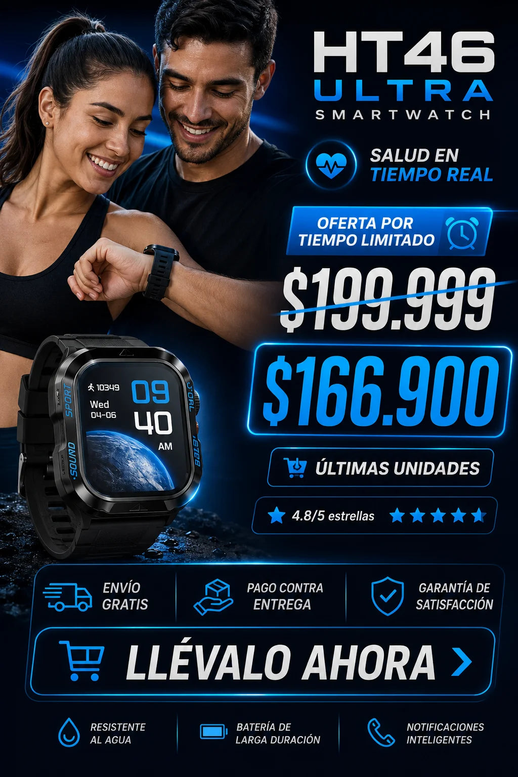 HT46 Ultra Smartwatch | Tu Mejor Compañero Inteligente